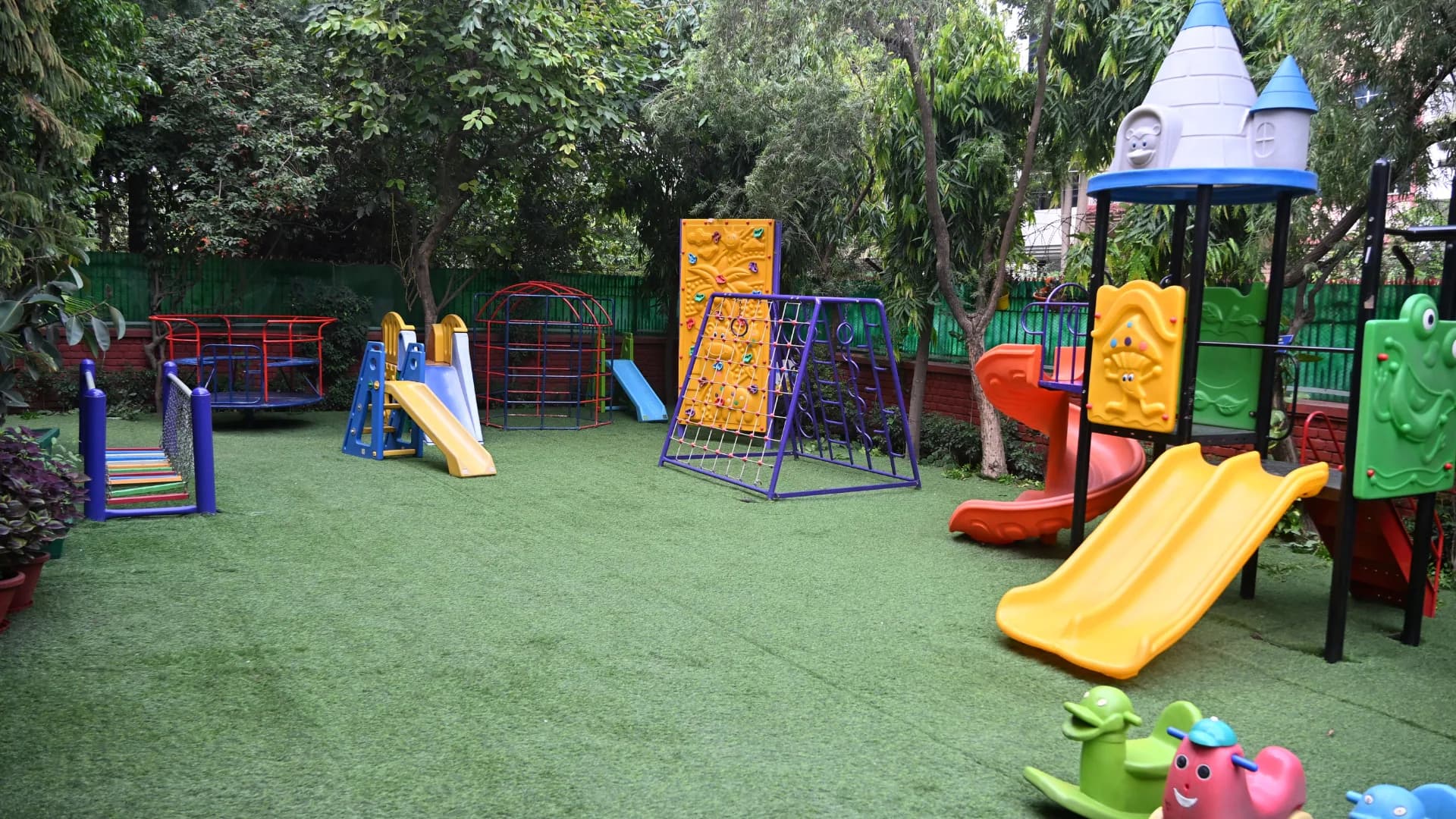 Play zone at Salwan Montessori School