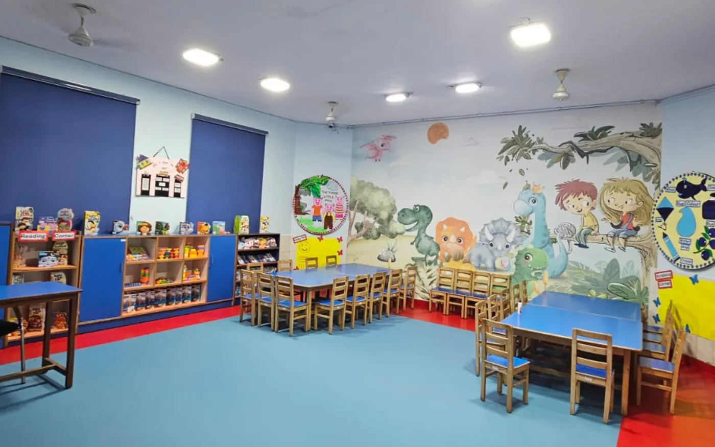 A bright, child-friendly Salwan Montessori classroom
